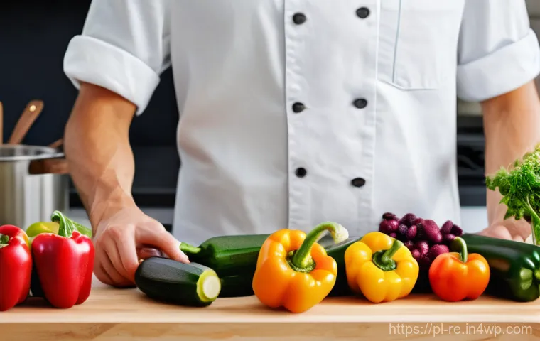음식 보존을 위한 지속 가능한 솔루션 - A modern, organized kitchen featuring various eco-friendly food storage solutions. A person, fully c...